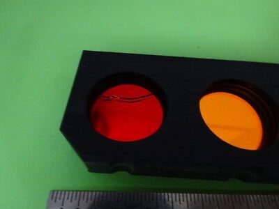 WYKO ZYGO FILER SLIDE INTERFEROMETER [crack red] MICROSCOPE PART OPTICS &5-A-12