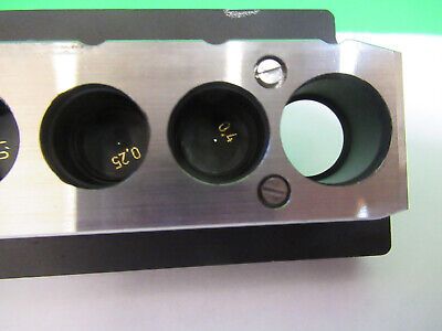 ZEISS SLIDE APERTURE 457375 GERMANY MICROSCOPE PART AS PICTURED &Q9-A-143