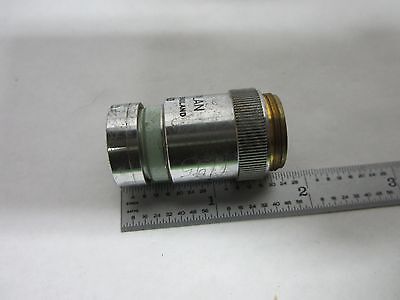 MICROSCOPE OBJECTIVE VICKERS ENGLAND 10X OPTICS BIN#R6-21