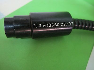 MICROSCOPE PART FIBER LIGHT GUIDE FOSTEC ILLUMINATOR OPTICS AS IS BIN#62-13