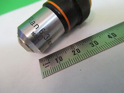 ZEISS GERMANY PPLAN 6.3X /160 OBJECTIVE MICROSCOPE PART AS PICTURED &Q9-A-95