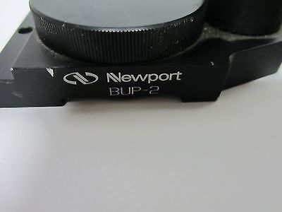 OPTICAL NEWPORT BUP-2 & VPH-2 FIXTURES FOR LASER OPTICS AS IS BIN#H7-03