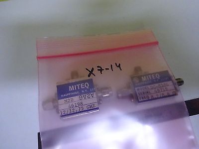 RF MICROWAVE FREQUENCY MODULES MITEQ NEW YORK SMA CONNECTOR AS IS BIN#X7-14