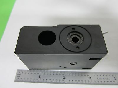 LEITZ SLIDE IRIS ILLUMINATOR 563547 MICROSCOPE PART OPTICS AS IS BIN#M3-06