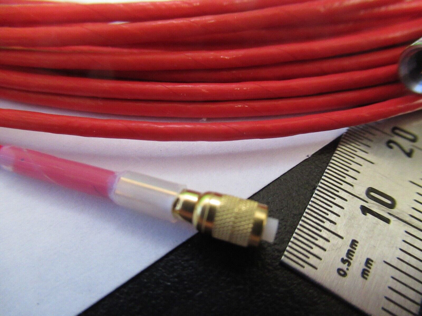 33ft CABLE for ACCELEROMETER SENSOR low noise 5-44 TO BNC AS PICTURED G3-FT-78