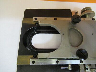 ANTIQUE SPENCER BUFFALO XY STAGE TABLE MICROSCOPE PART AS PICTURED &P9-A-02