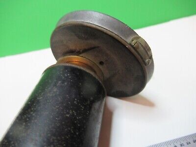 ANTIQUE BRASS BAUSCH LOMB TUBUS + NOSEPIECE MICROSCOPE PART AS PICTURED &17-A-20