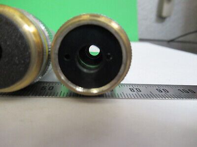 ASSORTED OBJECTIVES LENSES OPTICS LOT MICROSCOPE PART AS PICTURED Z1-A-63