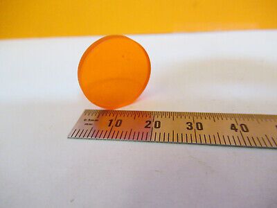 OPTICAL ORANGE FILTER OPTICS  AS PICTURED #P3-A-65