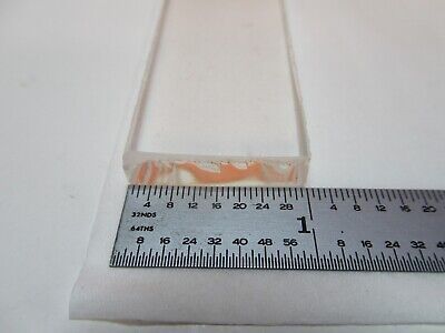 OPTICAL BK7 GLASS SLIDE 3" X 1" OPTICS AS PICTURED &FT-5-109