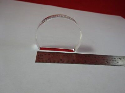 OPTICAL FUSED SILICA ZYGO TRUNCATED LENS OPTICS AS IS #91-07