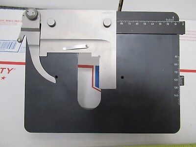 LEICA DMR GERMANY NICE STAGE TABLE ROTABLE MICROSCOPE PART AS PICTURED #FT-3-8