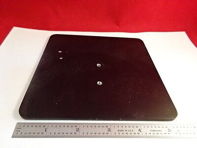 MICROSCOPE PART LEITZ ALUMINUM PLATE SPECIMEN TABLE STAGE AS IS B#R5-A-16