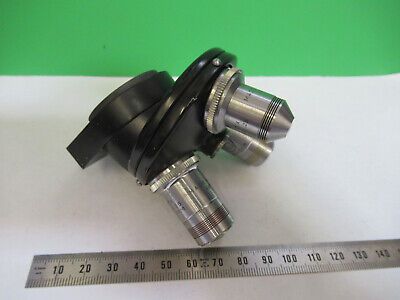 AO SPENCER NOSEPIECE + OBJECTIVES LENSES MICROSCOPE PART AS PICTURED &3-C-19