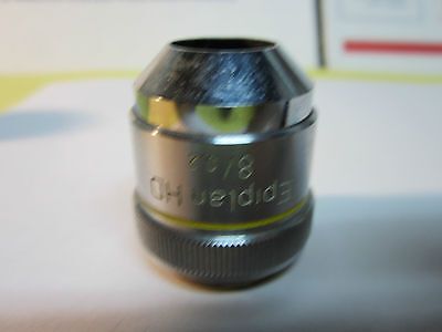 OPTICAL MICROSCOPE OBJECTIVE ZEISS GERMANY HD EPIPLAN 8X OPTICS BIN#AXIO