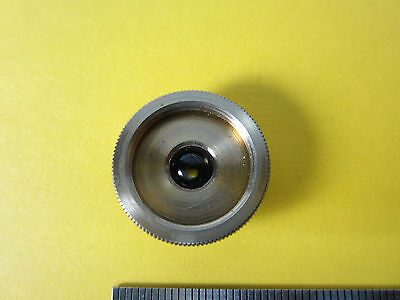 MICROSCOPE PART BECK LONDON OBJECTIVE LENS END PIECE OPTICS BIN#19V-90