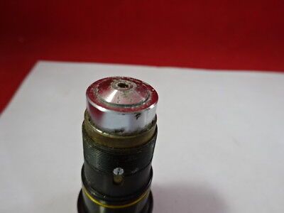 FOR PARTS OBJECTIVE OPTICS MICROSCOPE VINTAGE PART AS IS &92-16