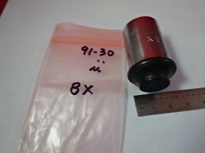 VINTAGE ANTIQUE SPENCER 8X EYEPIECE OCULAR MICROSCOPE PART AS IS #91-30