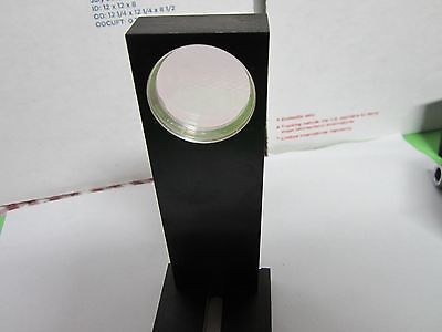 OPTICAL NEWPORT MOUNTED BP-2 LENS FILTER LASER OPTICS BIN#F6-06