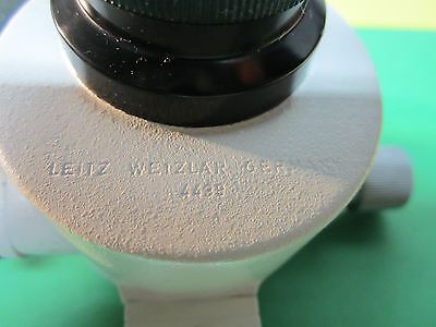 MICROSCOPE PART LEITZ WETZLAR GERMANY WITH EYEPIECE ?? AS IS BIN#4A-03