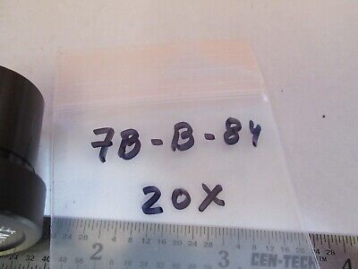 EYEPIECE OCULAR LENS 20X WF OPTICS MICROSCOPE PART AS PICTURED &7B-B-84