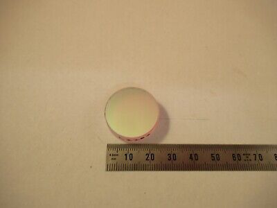 OPTICAL FLAT COATED GLASS LENS FILTER LASER OPTICS AS PICTURED &9-FT-28