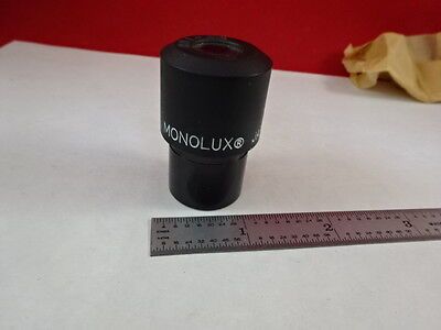 MICROSCOPE PART EYEPIECE OCULAR MONOLUX JAPAN WF 10X OPTICS AS IS BIN#P1-C-18