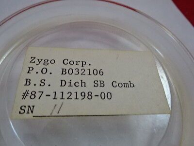 ZYGO DICHROIC SB COMB FLAT GLASS OPTICS AS PICTURED &V1-B-02