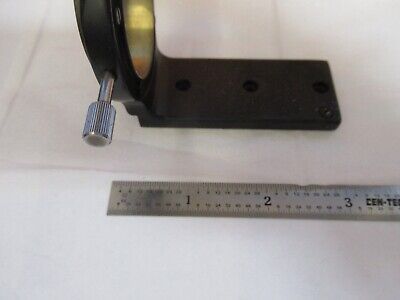 LEITZ GERMANY BRASS CONDENSER HOLDER DIALUX MICROSCOPE PART AS PIC &14-FT-29