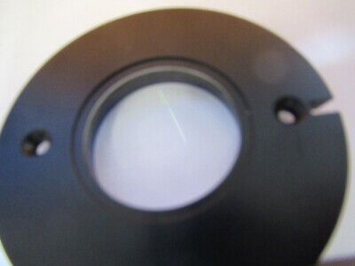 LEICA GERMANY DMR BOTTOM LENS some scratches MICROSCOPE PART AS PICTURED P1-A-12