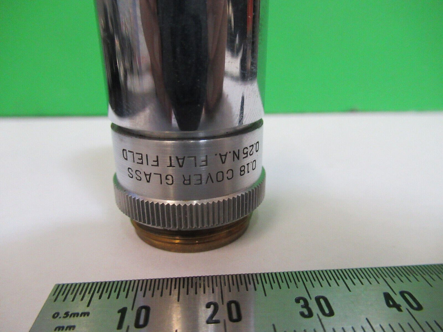 INDUSTRIAL BAUSCH LOMB OBJECTIVE 10X LENS MICROSCOPE PART AS PICTURED &Q4-A-62