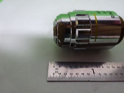 MICROSCOPE PART OBJECTIVE OLYMPUS MSPLAN 10X OPTICS AS IS BIN#72-M-19i