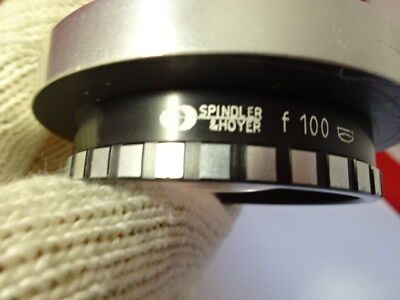 FOR PARTS SPINDLER & HOYER F100 LENS [chip] OPTICS AS PICTURED &99-49