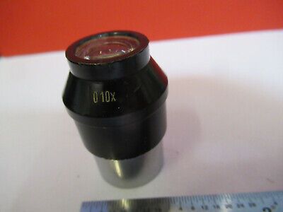 MEOPTA POLAND EYEPIECE 10X OCULAR MICROSCOPE PART OPTICS AS PICTURED #B6-A-42