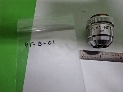 MICROSCOPE PART OBJECTIVE CARL ZEISS GERMANY EPIPLAN HD 8X OPTICS AS IS #4T-B-01