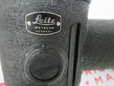 MICROSCOPE PART VINTAGE LEITZ WETZLAR GERMANY LAMP HOUSING OPTICS BIN#60