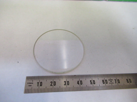 GLASS CIRCULAR PLATE STAGE FLAT OPTICS AS PICTURED 18-FT-31