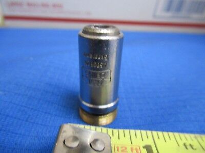 FOR PARTS CARL ZEISS OBJECTIVE EPI 10X MICROSCOPE PART AS PICTURED &S1-A-27