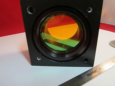 OPTICAL LARGE HEAVY MOUNTED FILTER AS IS LASER OPTICS BIN#4B