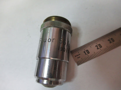 REICHERT AUSTRIA OBJECTIVE 56X /190mm FLUOR MICROSCOPE PART AS PICTURED &R2-A-38