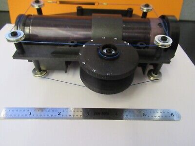 LEICA GERMANY DMRB IRIS DIAPHRAGM ASSEMBLY MICROSCOPE PART AS PICTURED &50-A-35