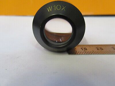 UNITRON W10X EYEPIECE OCULAR LENS MICROSCOPE PART AS PICTURED #P4-A-82