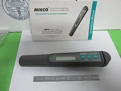 OPTICAL MISCO REFRACTOMETER INSTRUMENT OPTICS + MANUAL ??  AS IS BIN#58-23