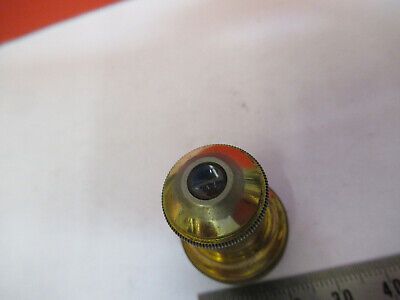 ANTIQUE BRASS BAUSCH LOMB OBJECTIVE 16mm MICROSCOPE PART AS PICTURED #F6-B-90