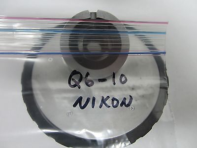 MICROSCOPE PART NIKON JAPAN NOSEPIECE AS IS BIN#Q6-10