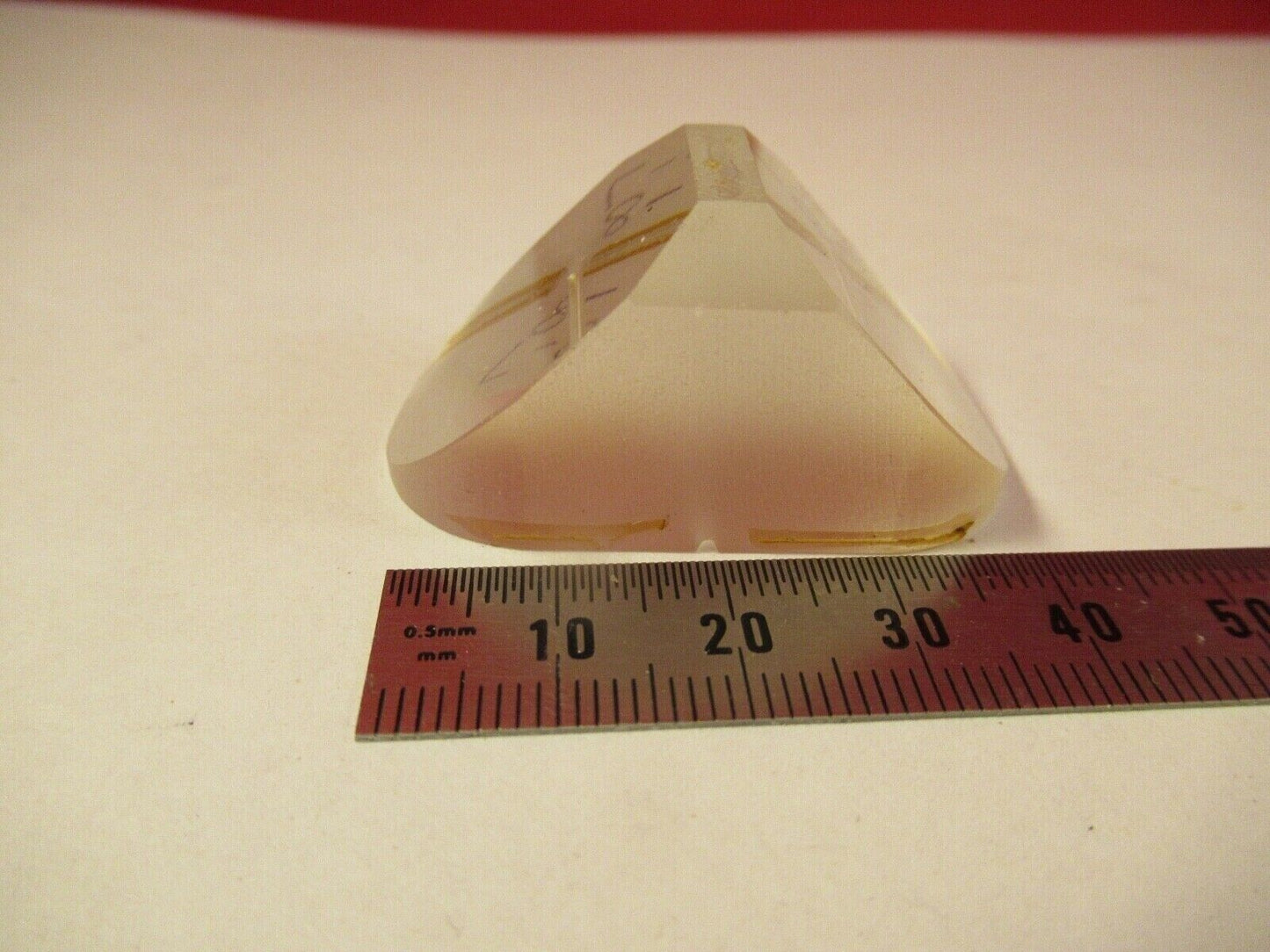 OPTICAL GLASS PRISM OPTICS AS PICTURED &P7-FT-67