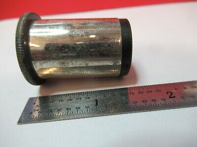 ANTIQUE ERNST LEITZ  "10x" EYEPIECE MICROSCOPE PART OPTICS AS PICTURED #B1-A-48