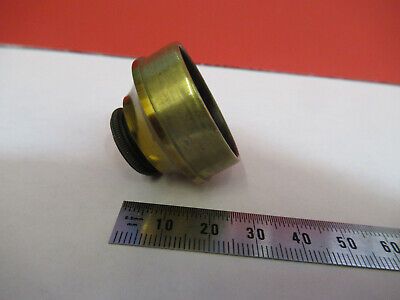 ANTIQUE NACHET FRANCE BRASS CONDENSER 1870's MICROSCOPE PART AS PICTURED F6-B-02