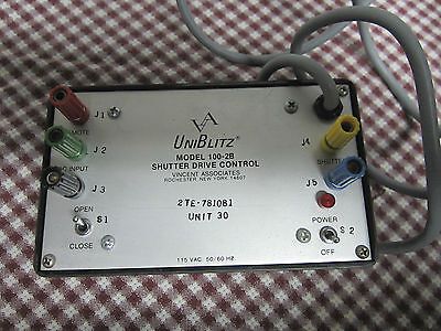 UNIBLITZ MODEL 100-2B SHUTTER DRIVE CONTROL AS IS for optics laser BIN-3B