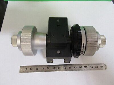 NIKON JAPAN SET OF KNOBS MECHANISM  MICROSCOPE PART AS PICTURED Z9-A-78